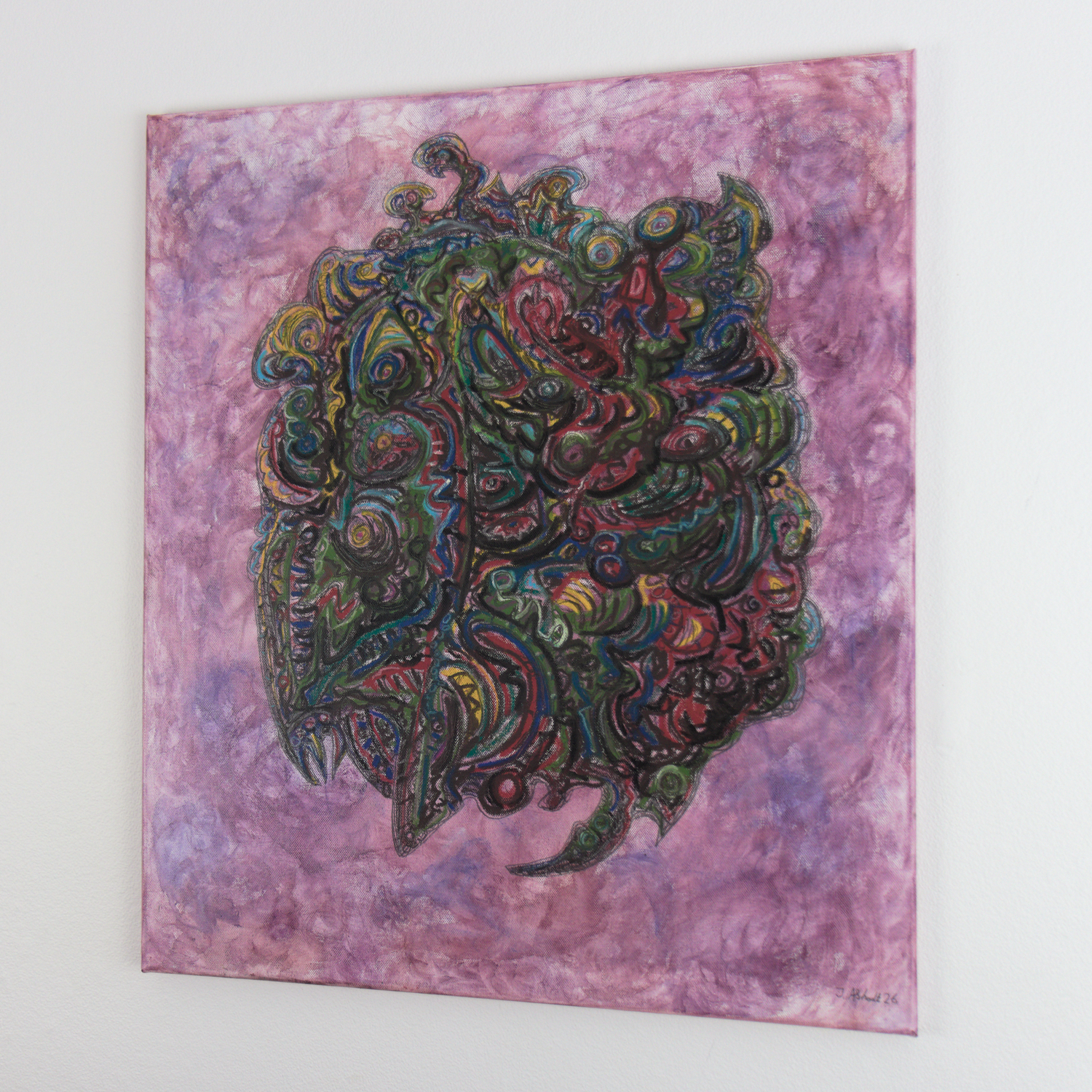 'Dysmorfisk biotop' - 70 x 60 Asholt Kunst